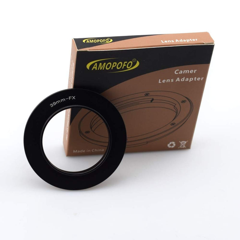 39mm to FX Lens Macro Reverse Adapter Ring for Fujifilm X Camera 39mm to FX Reverse Adapter Ring