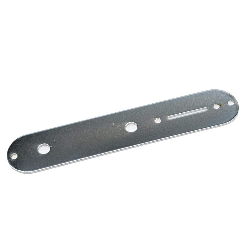Dopro Import Spec Tele Guitar Control Plate for Telecaster Guitar Chrome 32mm width with 8mm pot holes