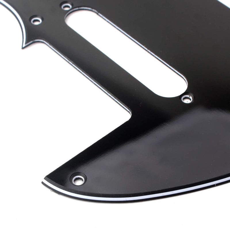 Alnicov Black Guitar Pickguard Scratch Plate Fits For Tl Electric Guitar