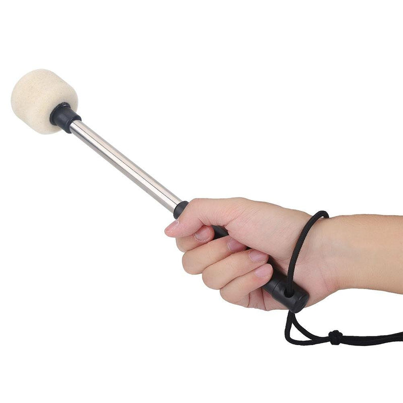 Instrument Accessory Drum Mallet, Percussion Marching with Wool Felt Head Percussion Mallet, Timpani Sticks for Drum Music Enthusiast Band for Bass Drum