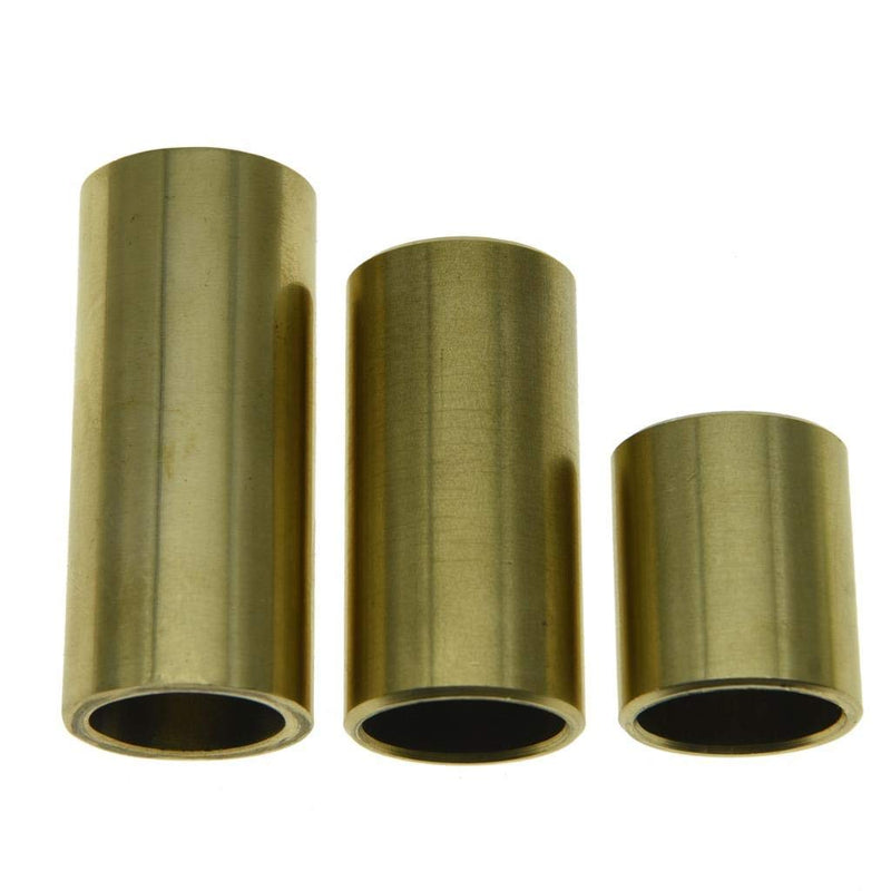 KAISH Guitar Knuckle Slide Guitar Brass Finger Slides with 30mm Length