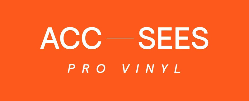 Acc-Sees APV004 Pro Vinyl Velvet Brush Record Cleaner – Includes Stylus Pick Up Brush - Anti-Static Velvet Antistatic Brush Single