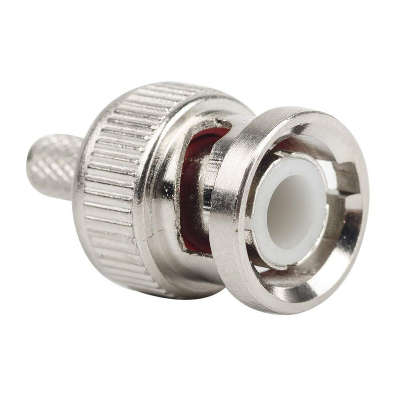 Eagles 20pcs Solid Core BNC Plug Crimp Connector for RG58,RG142,LMR195,RG400 Coax Male