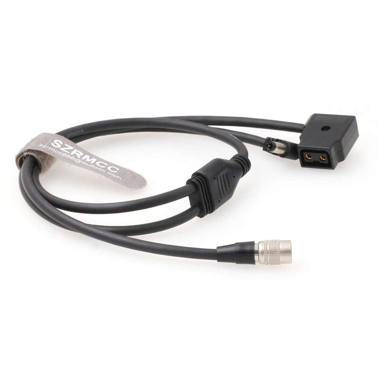 SZRMCC Hirose 4 Pin Male to DC2.5 with P-tap Y Distribution Cable for Sound Devices 688 644 633 Zoom F4 F8 Zaxcom