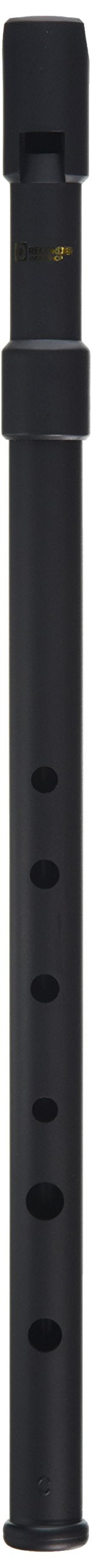 Recorder Workshop 921C Irish Whistle - Matt Black Colour & 922D Irish Whistle in D - Black + Whistle