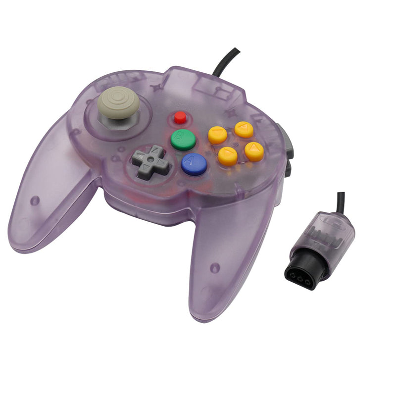 [AUSTRALIA] - Intec Gaming Warrior 64 Wired Controller for Original Nintendo 64 N64 Console (Purple) Purple 
