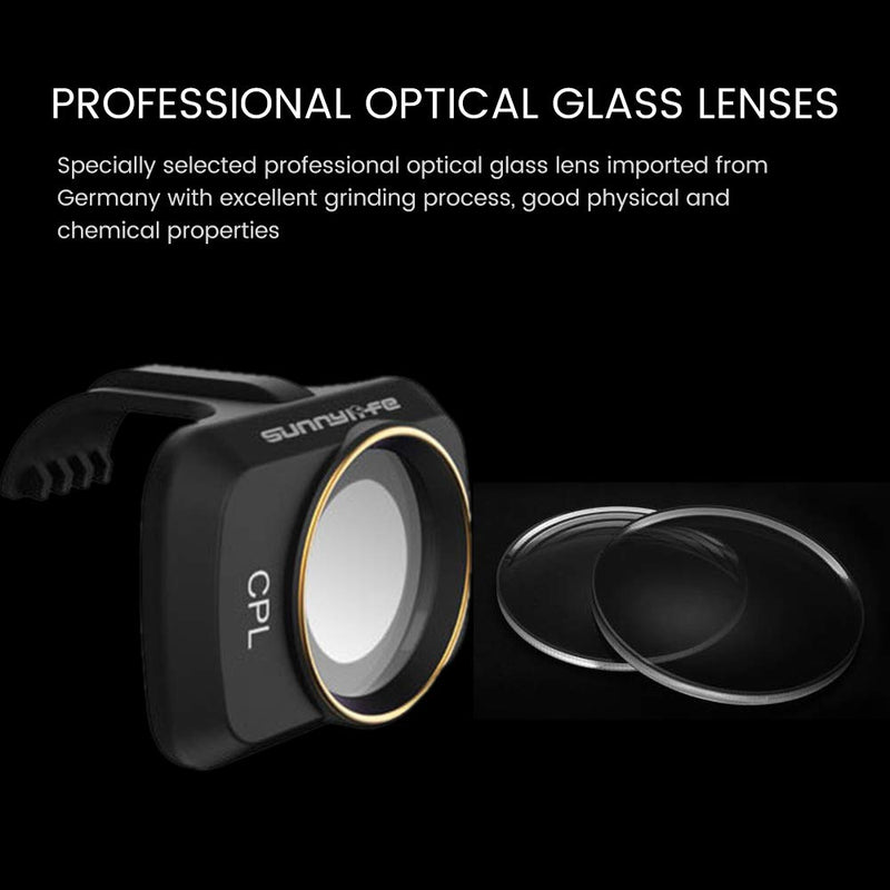 Lens Filter Set Compatible with DJI Mavic Mini 2/Mavic Mini Accessories 6pcs Filter Combo Multi Coated Filters Camera Lens (CPL MCUV ND4 ND8 ND16 ND32)