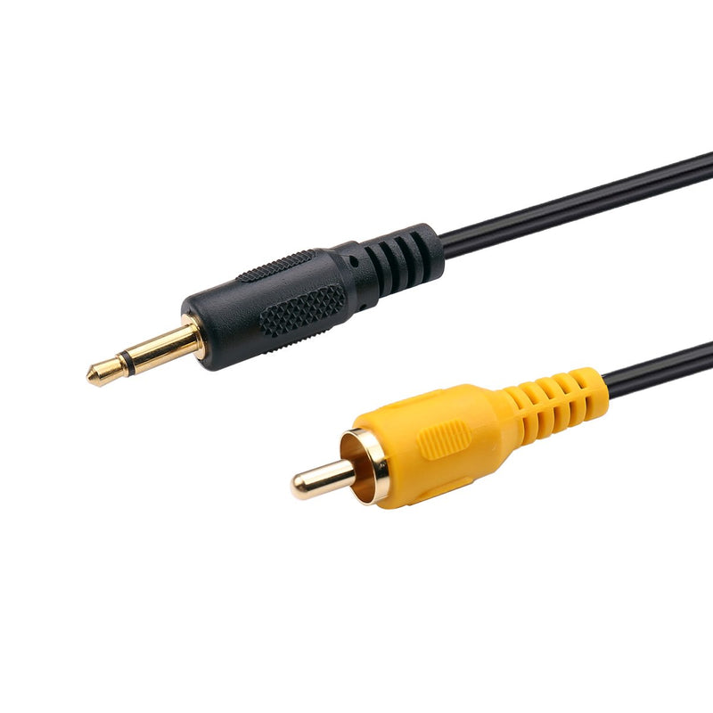 3.5mm to RCA Cable - iGreely 3.5mm 1/8 inch Mono Male Plug to RCA Male Jack Audio Cable Cord Gold Plated 1.8m (6Ft) 1Pack