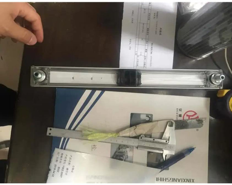 [AUSTRALIA] - Othmro 1Pcs XYW-60 Flowmeter Acrylic Plexiglass Level Gauge Oil Level Gauge, Water Level Gauge, Liquid Level Gauge Display Flowmeters for Machinery Power Metallurgy Shipping Construction 