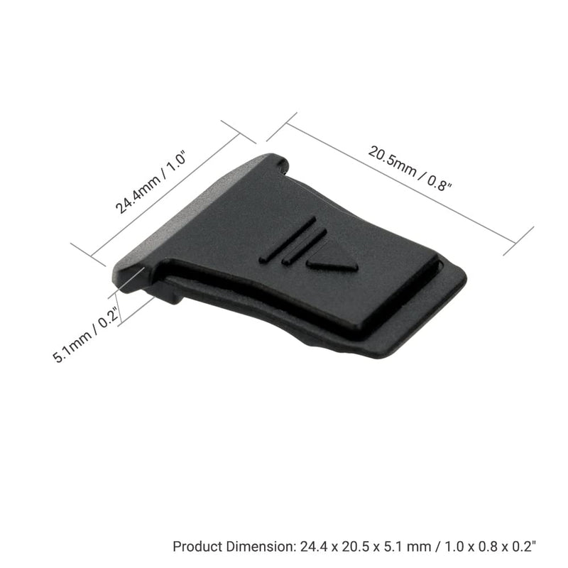 JJC 2Pack Hot Shoe Cover Cap Protector for Canon EOS R50 R10 R8 R7 R6 Mark II R5C R3 Camera, Replaces Canon ER-SC2 Hot Shoe Cover