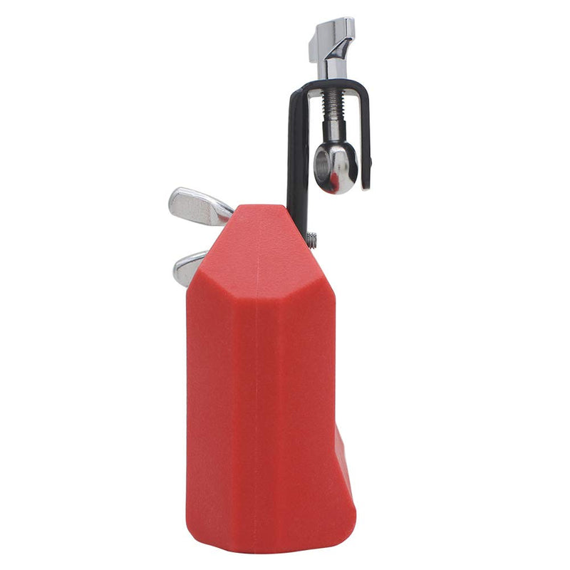 Bnineteenteam Cow Bell,5 inch ABS Plastic Cow Bell Noisemaker with Stick for Percussion Musical Instruments Red