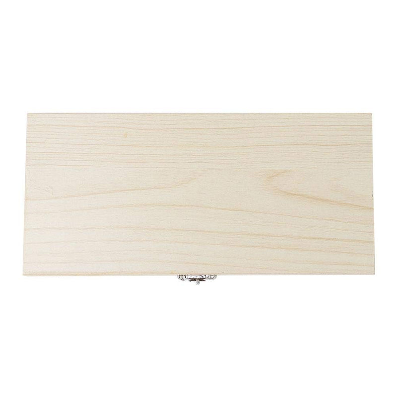 Biology Glass Prepared Microscope Slides Specimens Wooden Slide Storage Box Case 50PCS