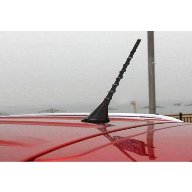 VOFONO 7 Inch Spiral Antenna Compatible with Hyundai Santa Fe Veracruz Tucson Accent Entourage | Car Wash Proof Short Antenna Replacement Rear Top Mast | Designed for Optimized Radio Signal Reception