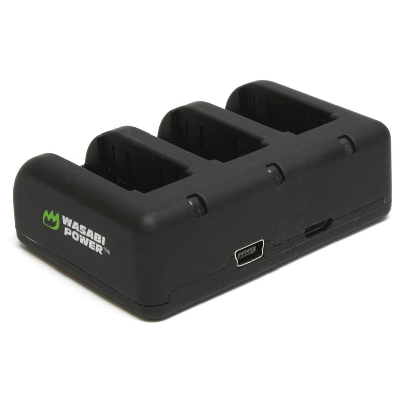 Wasabi Power Triple USB Battery Charger for GoPro HERO4, HERO3, HERO3+