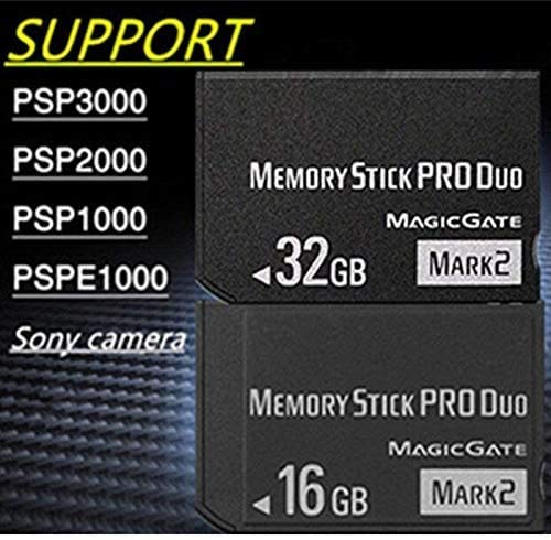 16GB Memory Stick PRO Duo for Sony Camera, PSP 1000 2000 3000 Accessories