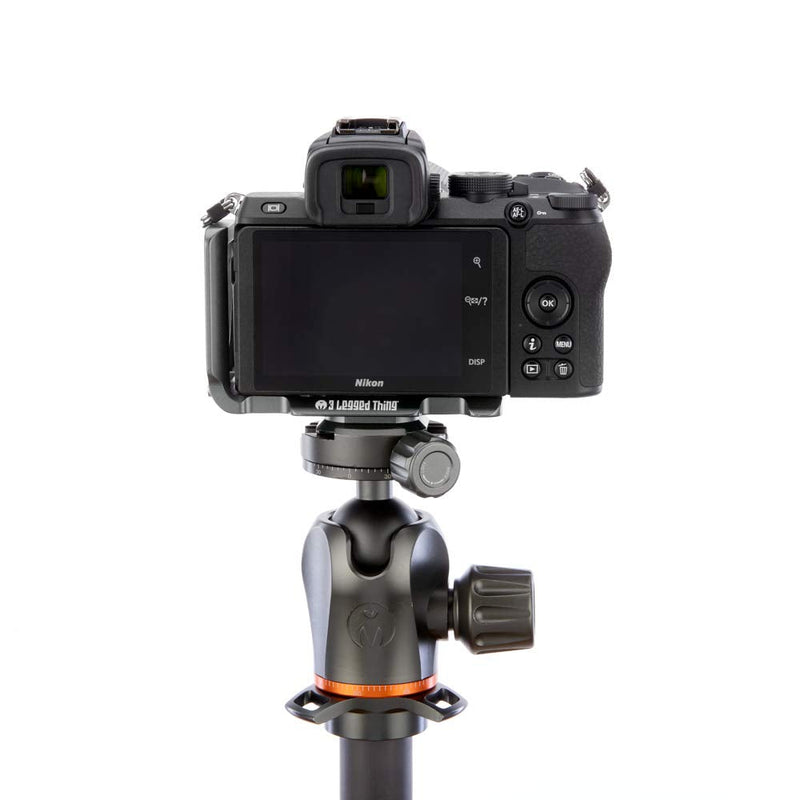 3 Legged Thing Zayla Dedicated L-Bracket - Arca Swiss Compatible L-Bracket for Landscape and Portrait Photography Zayla-PD Grey