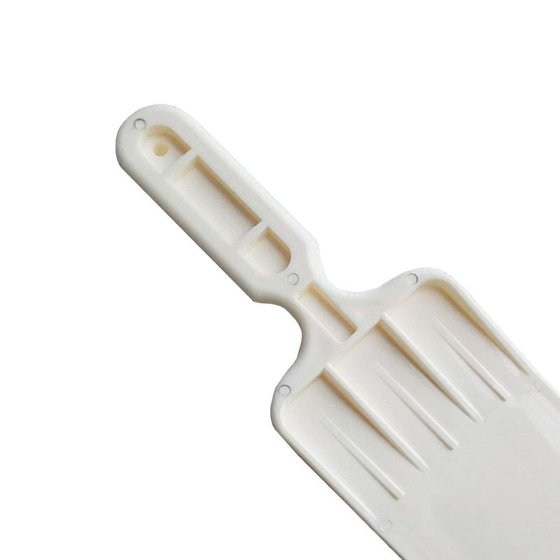 Auto Bulldozer Squeegee for Vehicle Rear Front Windshield Foil Film Wrapping Tools Car Window Snow Ice Scrubber Tint Tools (Flat Edge) White
