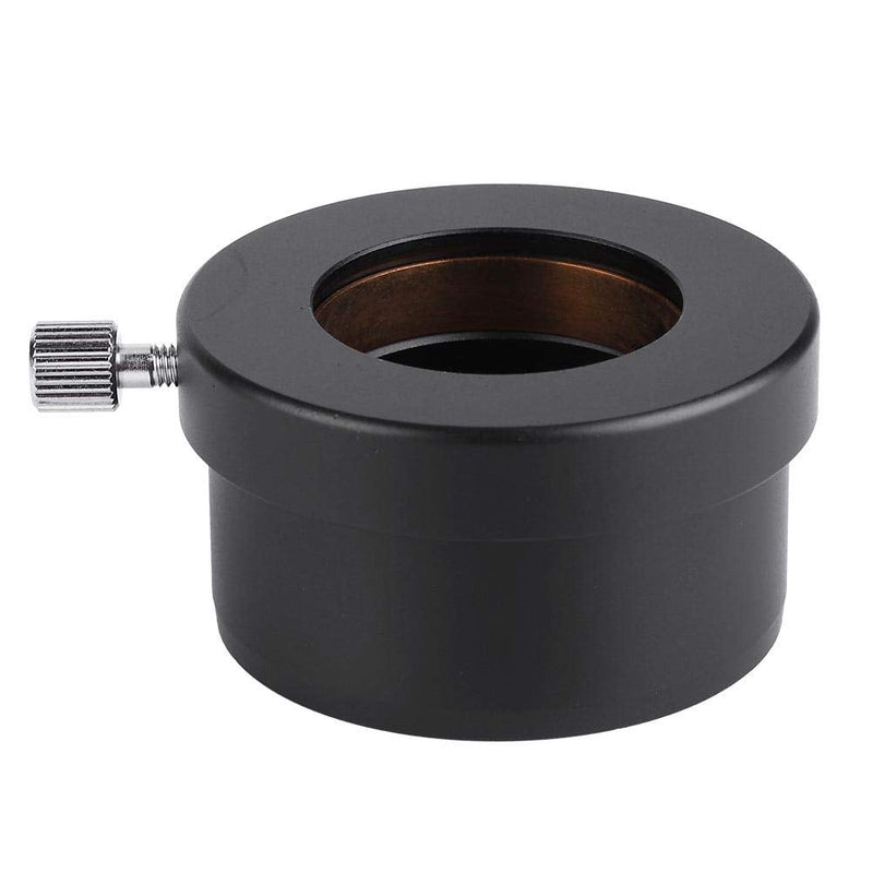 Telescope Adapter, Compression Ring Fitting, 2" to 1.25" Telescope Eyepiece Mount Adapter, Black Metal Accessories Adaptor, Protect Eyepiece Barrels