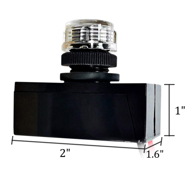 CHISWEAR Light Photocell Sensor Direct Wire-in Thermal Photocontrol, Dusk to Dawn Photoelectric Switch, 50/60Hz, Hard-Wired, Auto On/Off,120V,Outdoor Post Eye Light Control Jl-103a-3pc