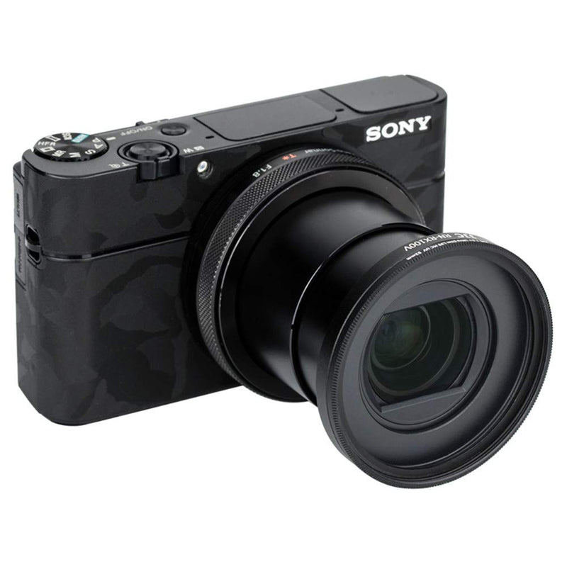 Dedicated Metal 52mm Thread Filter Adapter Lens Adapter for Sony RX100M5A RX100M5 RX100M4 RX100M3 RX100M2 RX100 Installing UV CPL ND Filter, Includes 52mm Snap-On Lens Cap & Cap Keeper String