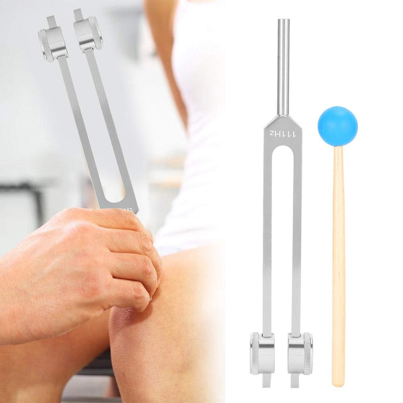 Tuning Fork, 111Hz Aluminum Meditation Acupoint Massage Yoga Tuning Fork Set With Hammer And Storage Bag (#2) #2