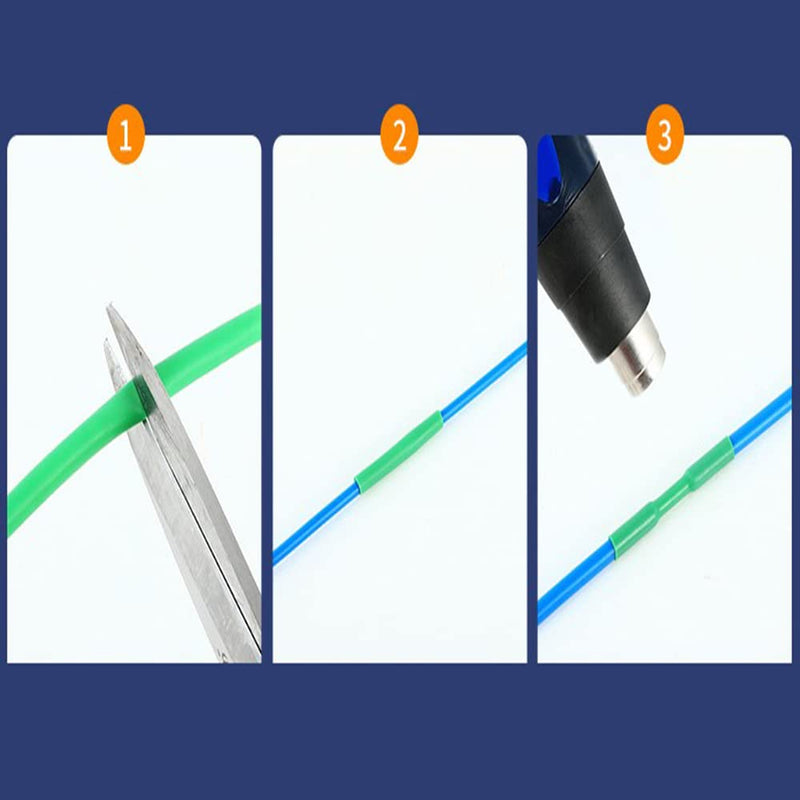 Othmro 500Pcs 0.04inch Dia Heat Shrink Tubing 30mm, Shrink Ratio 2:1 Black Electrical Shrink Tubing, Industrial Shrink Tubes for Wires Repairs, Automotive Wiring Long Lasting Insulation Protection 1mm /0.04"x30mm / 1.18" Diameter 1mm
