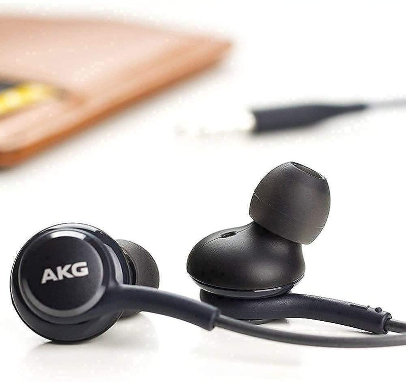 OEM UrbanX 2021 Stereo Headphones for Samsung Galaxy S20 5G Braided Cable - Designed by AKG - with Microphone (Black) USB-C Connector (US Version with Warranty)