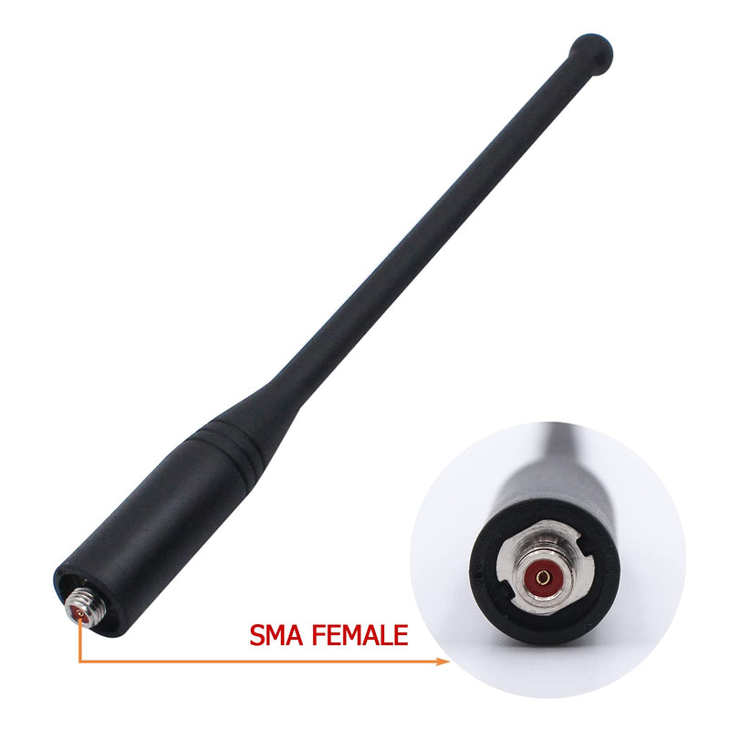 UHF Antenna Compatible for Motorola RDU4100 RDU4160D RDU2080D RDU2020 RDV2020 RDV5100 CP110 Radio RAN4031 403-470 Mhz 6.5 Inch（2 Pack）