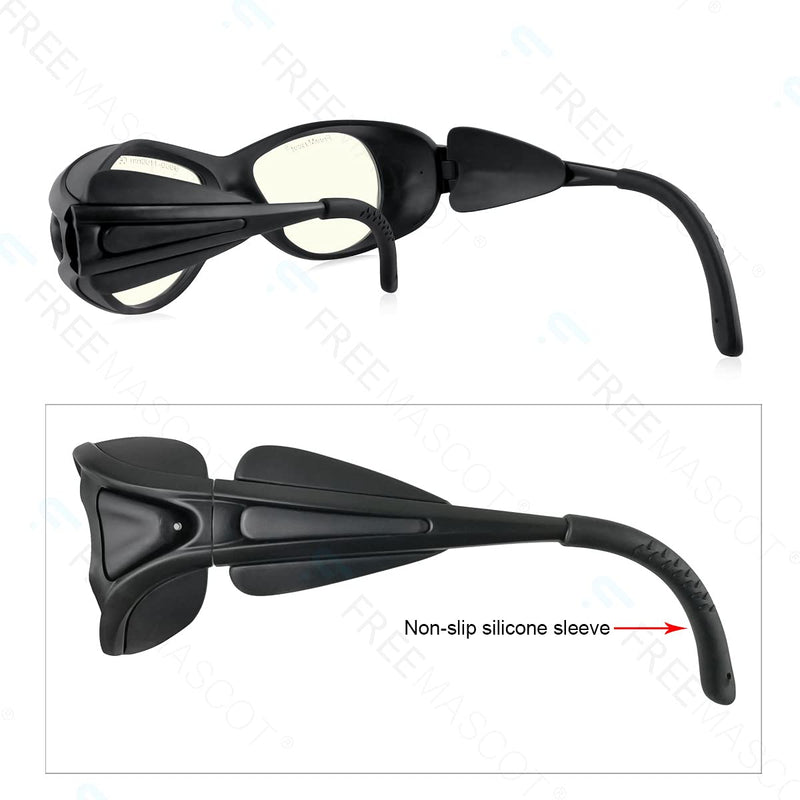 FreeMascot OD 6+ 9000nm-11000nm / 10600nm Wavelength CO2 Laser Safety Glasses Frame Style 2