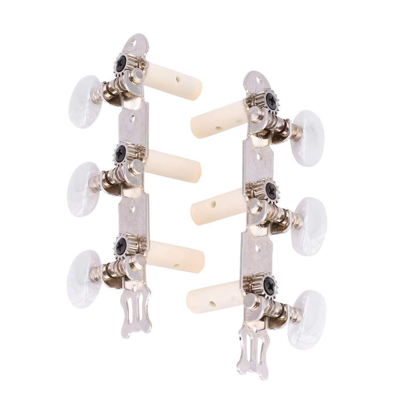 Guitar Machine Heads, Classical Guitar Tuning Peg Tuner Silver