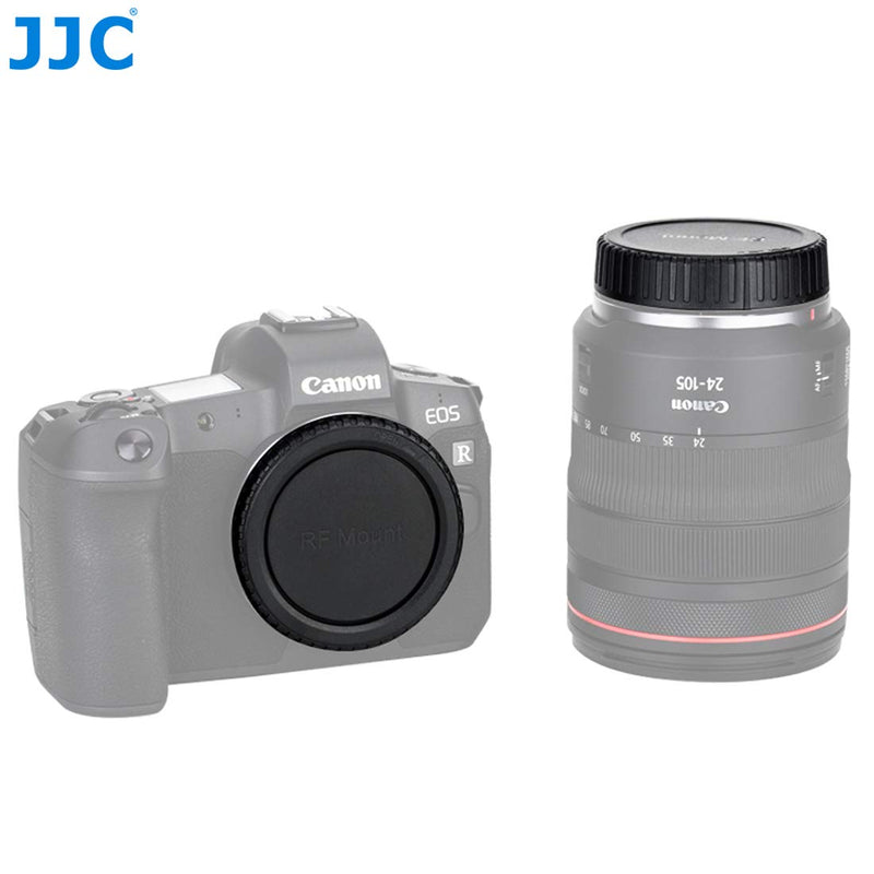 (2 Pack) JJC EOS RF Mount Body Cap, Canon RF Mount Rear Lens Cover Cap, Camera Sensor Protective Body Cap, Compatible with Canon RF Mirrorless Camera EOS R RP Ra R5 R6 82mm