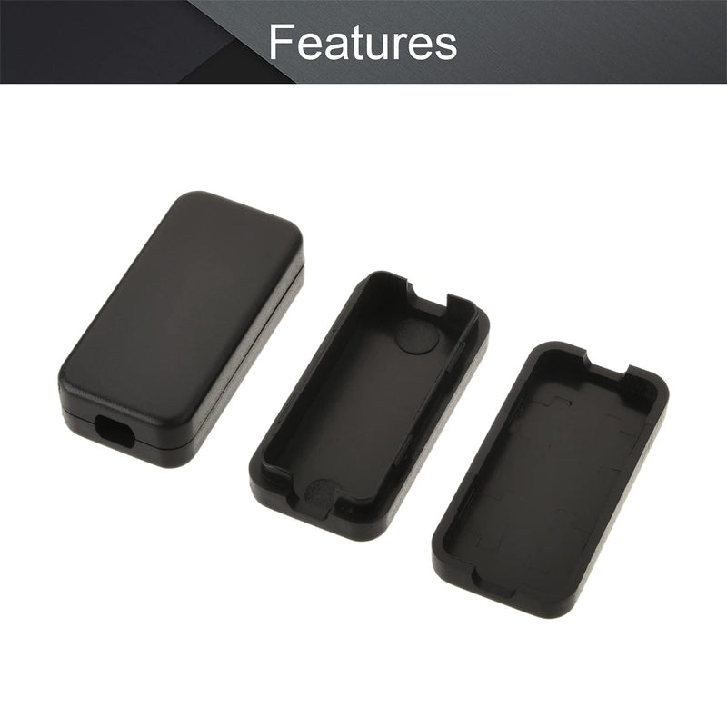Fielect 8Pcs Junction Box ABS Plastic Dustproof Universal Electrical Project Enclosure 1.57 x 0.79 x 0.41 inch (40x20x10.5mm) 1.57" x 0.79" x 0.41"