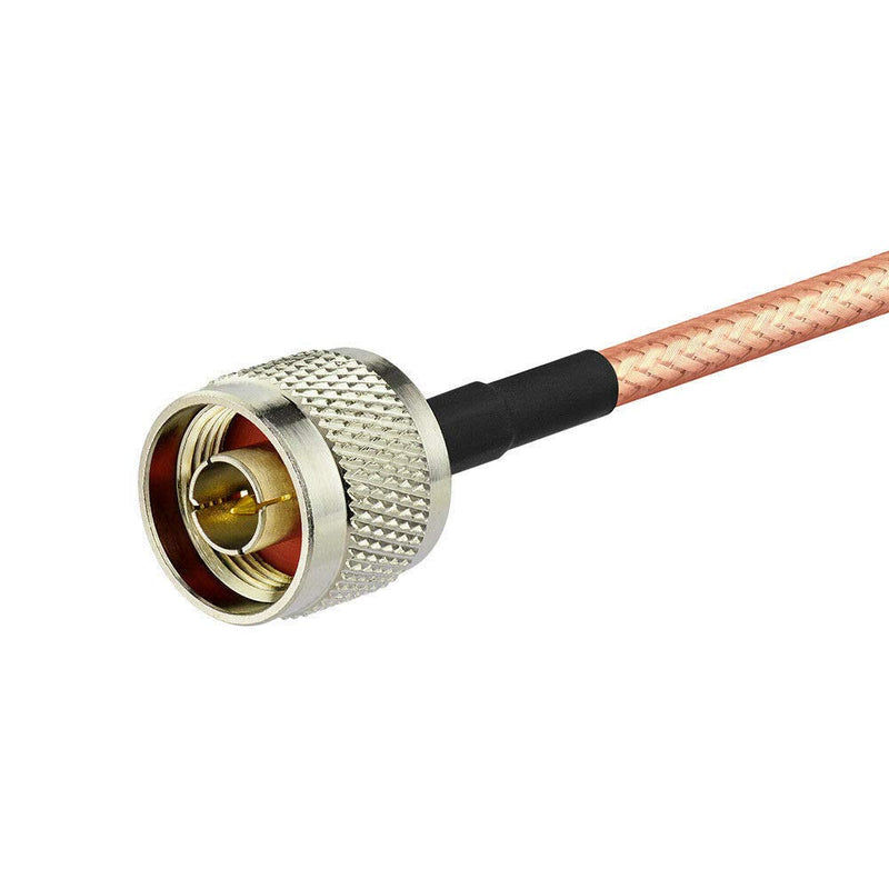 [AUSTRALIA] - Eightwood N Male to N Male Jumper RG400 Low Loss Coaxial Cable 3 Feet for 4G LTE Antenna,WiFi Antenna, Antenna Router, Ham Radio male-male 3 feet 