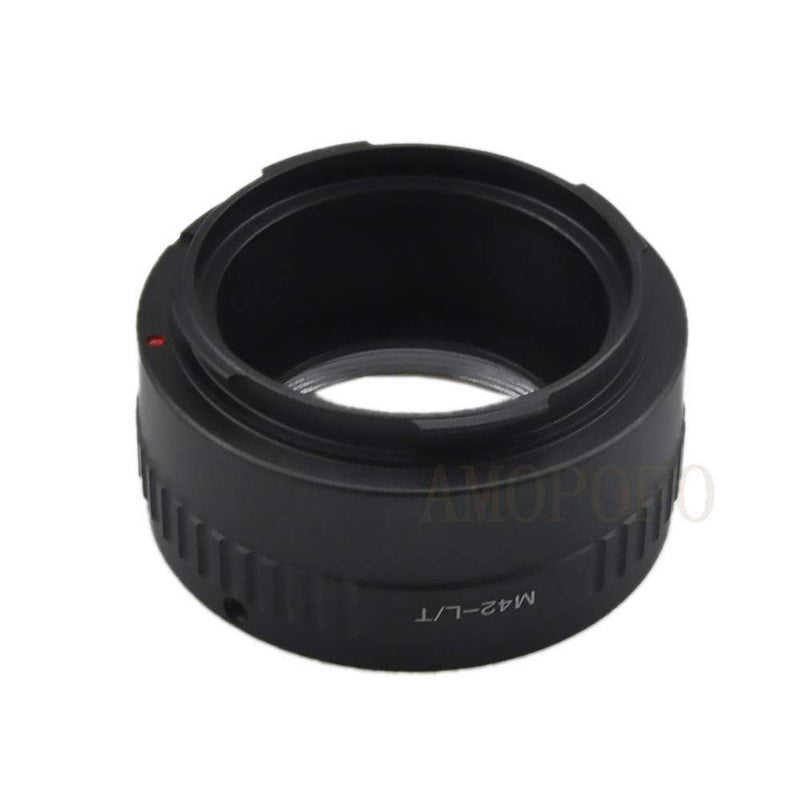 Compatible with M42 (42x1mm) Screw Mount Lens & for Leica L Mount Camera Such as T, Typ701,TL,TL2,CL (2017), SL,Typ601.M42 to L/T Adapter