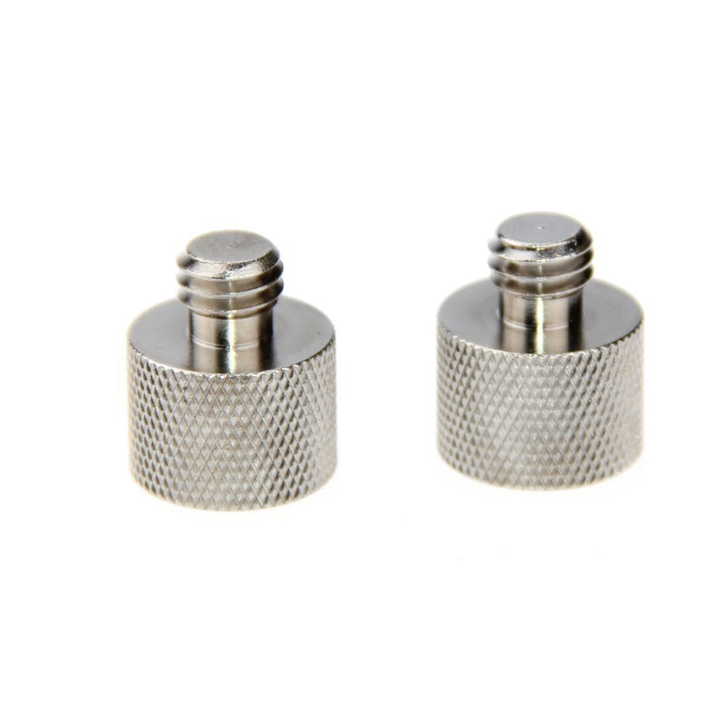 [AUSTRALIA] - CAMVATE 2 Pieces 3/8"-16 Male to 5/8"-27 Female Thread Adapter for Microphone Mounts and Stands 