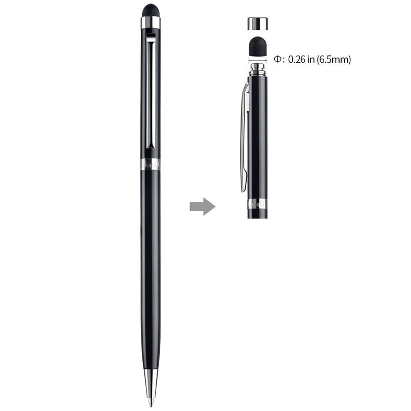 0.26 inch (6.5 mm) Replaceable Rubber Tips for ChaoQ 2 in 1 Slim Capacitive Stylus Pens (Pack of 10)