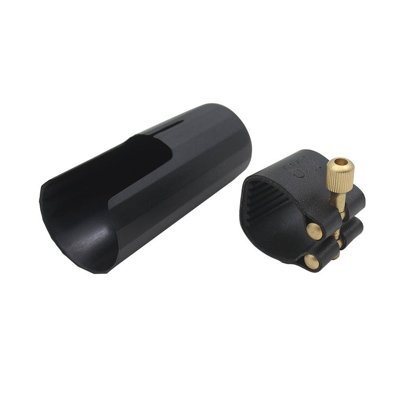 Mowind Leather Ligature Fastener with Plastic Cap for Clarinet Bakelite Mouthpiece Durable