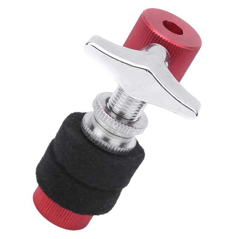 Bnineteenteam Hi Hat Clutch Red Black High Hat Clutch for Hi-Hat Cymbal Metal Hi-Hat Clutch Stand Drum Set Accessory