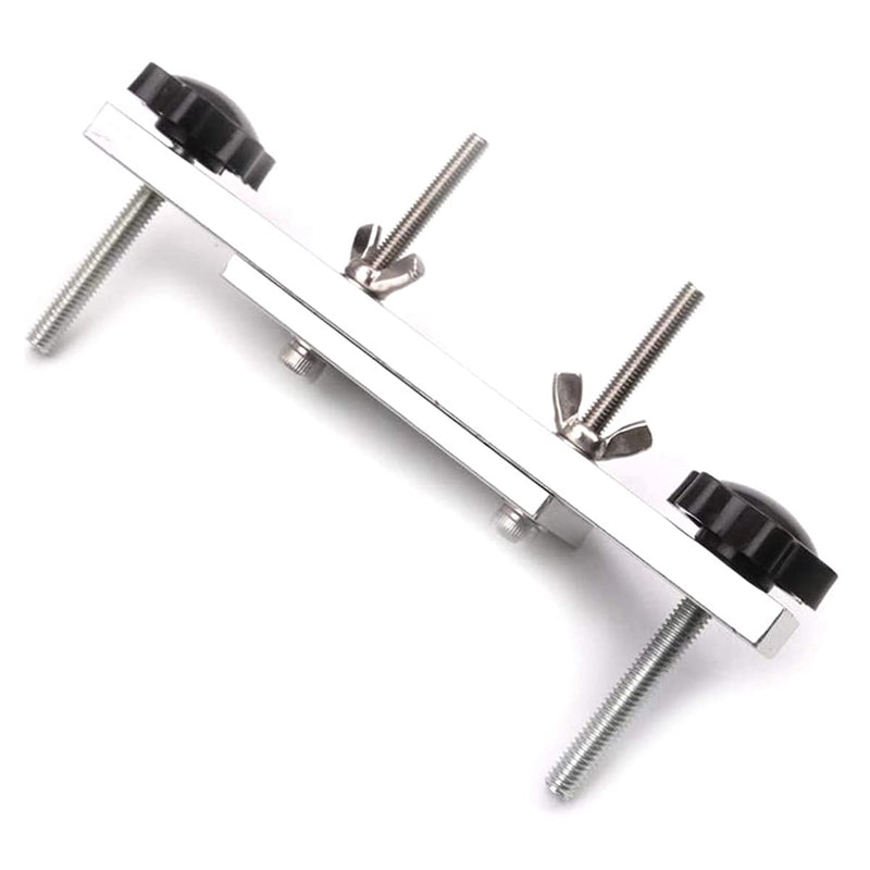 Alnicov Guitar Bridge Clamp,Metal Guitar Bridge Replace Caul Clamp With L Wrench for Luthier Universal Repair Tool