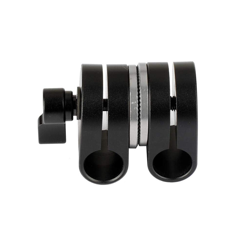 CAMVATE Adjustable 15mm Dual Rod Adapter with Rosette