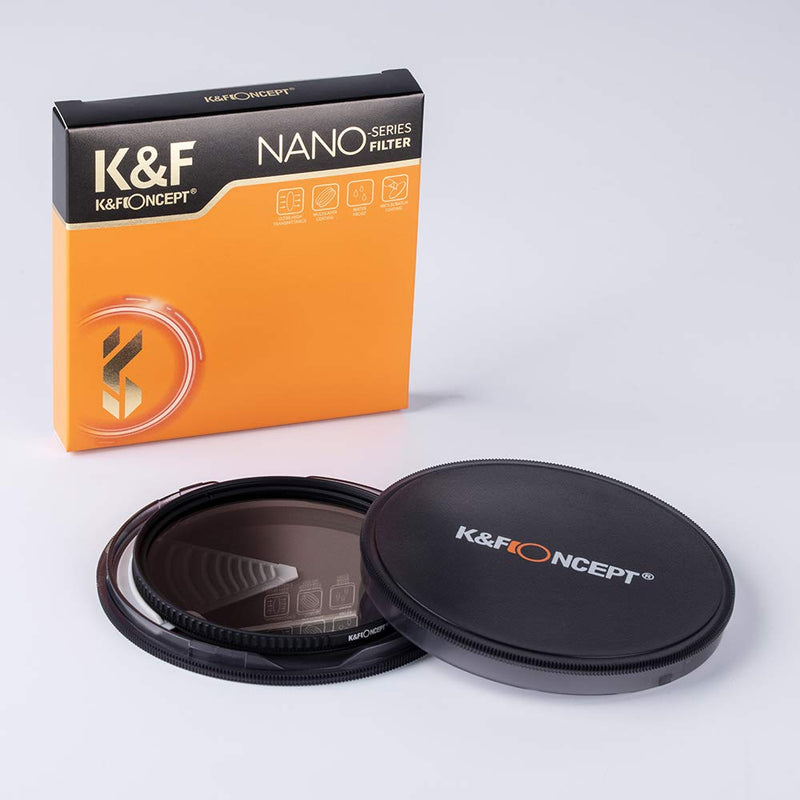 K&F Concept 67mm HD Soft GND8 Lens Filter, 3 Stop (0.9) Soft Graduated Neutral Density Filter with 28 Multi-Layer Coatings Waterproof/Scratch Resistant/Anti-reflectivity for Camera Lens