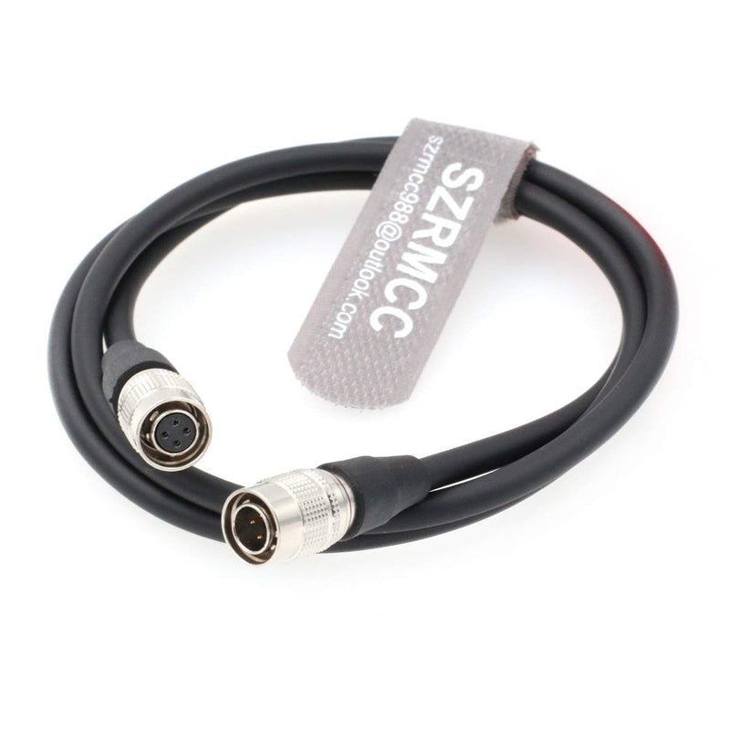 SZRMCC Hirose 4 Pin Male to Hirose 4 Pin Female Power Cable for Sony F5 F55 ARRI Amira Camera to SmallHD Monitor