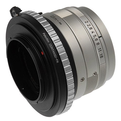 Fotodiox Lens Mount Adapter Compatible with Contax G SLR Lens on Fuji X-Mount Cameras Standard