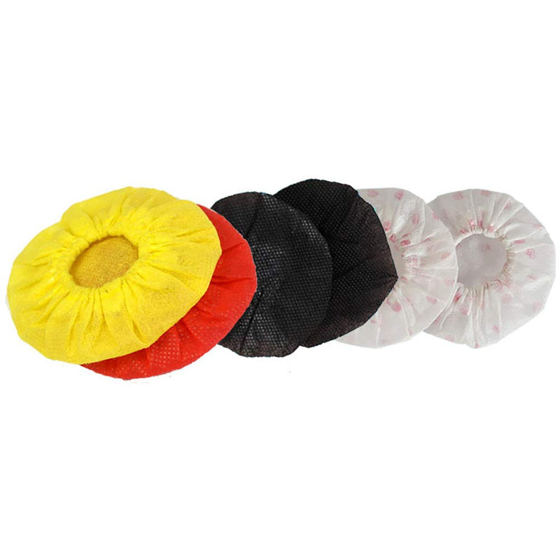 [AUSTRALIA] - GSHLLO 100 Pcs Disposable Non-Woven Microphone Cover Handheld Microphone Windscreen Protective Cap Red Points 