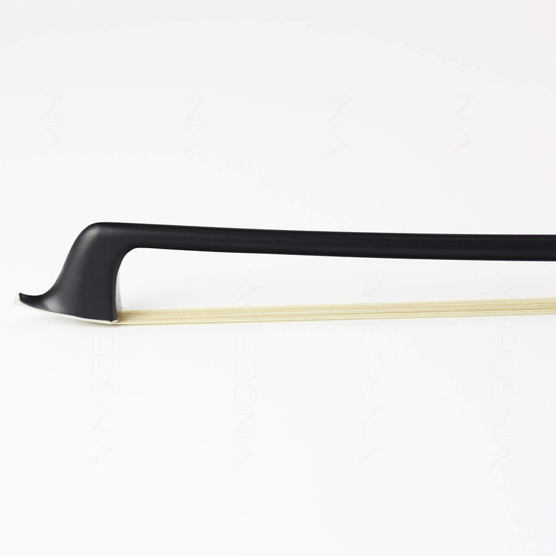 Carbon Fiber Cello Bow 1/2 Size VINGOBOW 100C Advanced Level Parisian Eyes Ebony Frog Natural Mongolian Black Horse Hair Pernambuco Performance Powerful and Wild Tone
