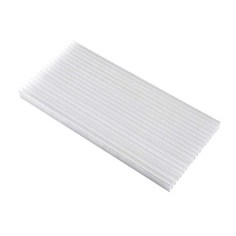 Large Aluminum Heatsink,Aluminum Heat Sink 300 * 140 * 20mm / 11.81 * 5.51 * 0.78" Big Heatsink Very Large Heat Sinks 30014020MM Heat Sinks Cooling 19 Fin Radiator for High Power LED Light