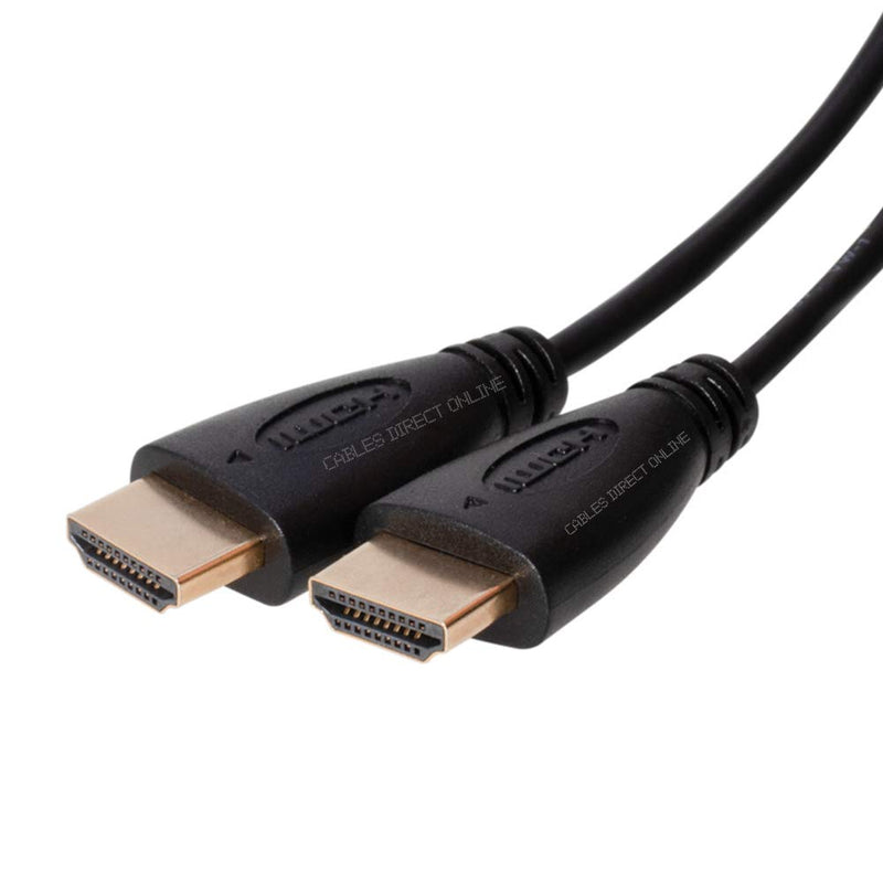 [AUSTRALIA] - 35FT Premium Gold Plated 4K HDMI Cable with Audio & Ethernet Return Channel, 2160p, Compatible with TV, DVD, PS4, Xbox, Bluray (35FT, Black) 35FT 