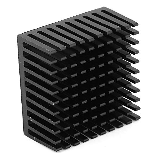 5PCS Aluminum Heat Sink Heatsink Module Cooling Fin Radiator Cooler Fin for Fan PCB Board, 40 x 20 x 40mm Heatsink Thermal (Black)
