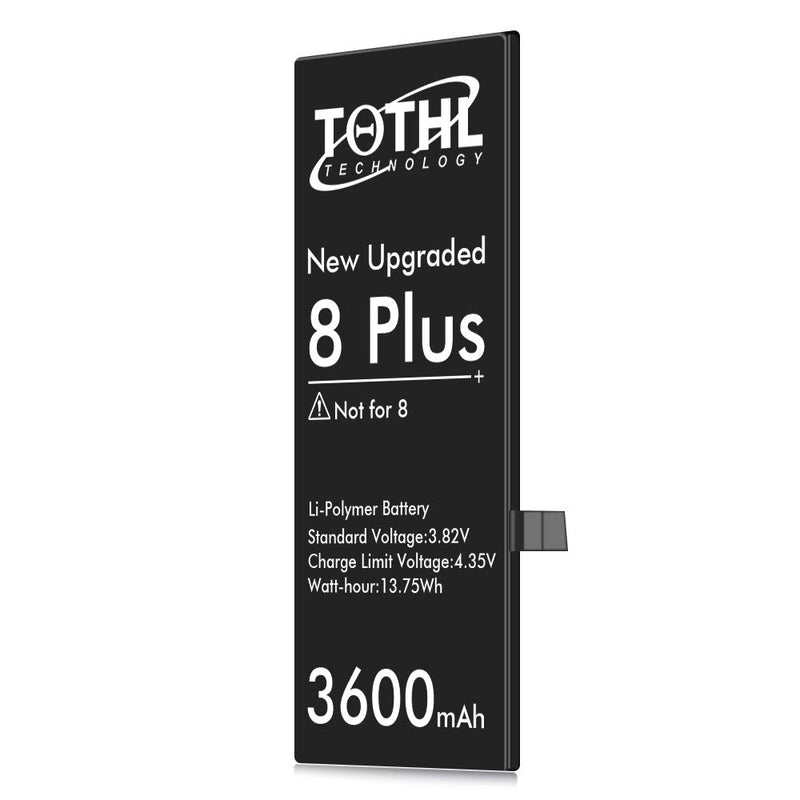 [3600mAh] Battery for iPhone 8 Plus, Upgraded 2021 New 0 Cycle Battery Replacement for iPhone 8 Plus A1864, A1897, A1898 with Complete Professional Repair Tools Kits