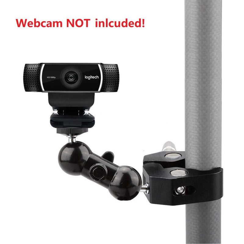 Clamp Mounting Bracket,5.5 Inch Arm Clip Holder Mount Compatible with Arlo Essential,Arlo pro,Arlo go,Arlo pro 2 Security Camera